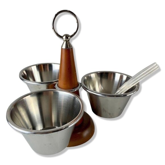 Stako Sweden Stainless Steel Condiment Carousel - Picture 1 of 6